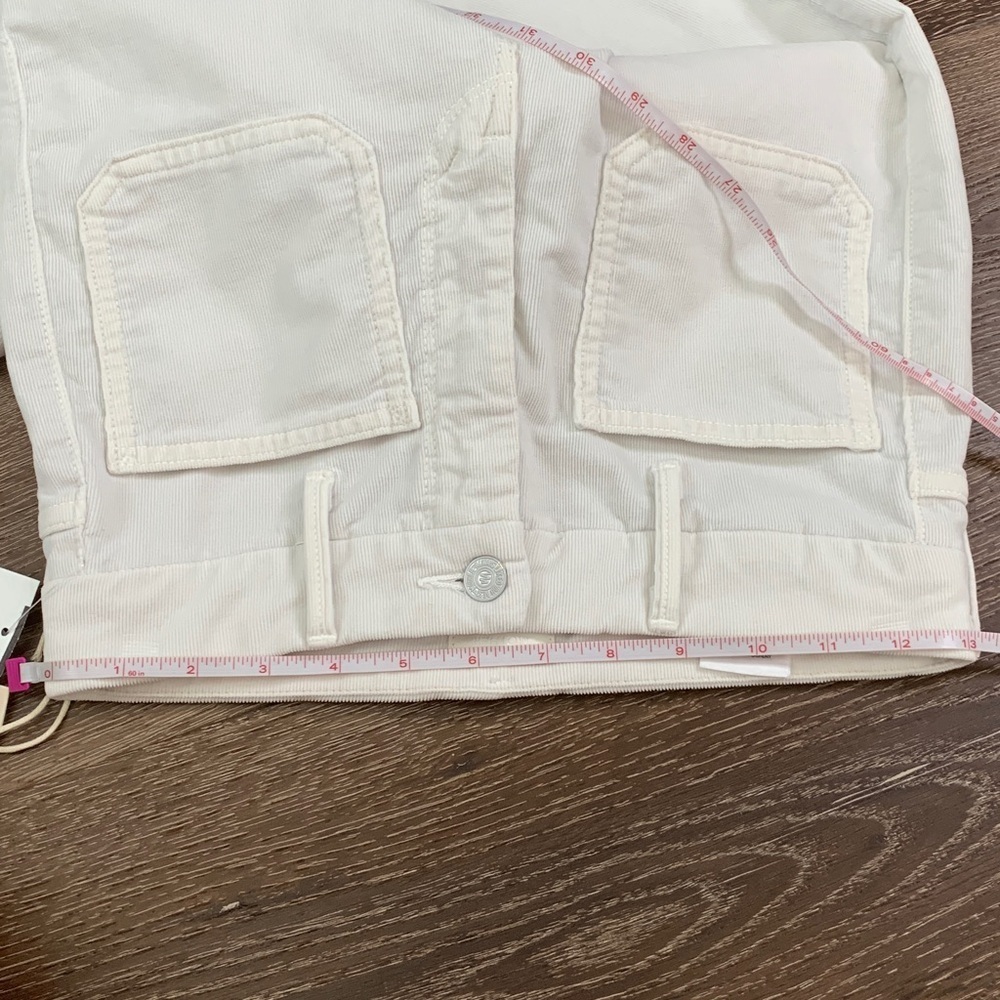 Mother the patch pocket roller skimp corduroy flare jeans 27 NWT - Picture 14 of 14